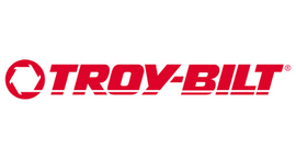 Troy-Bilt logo with red hexagonal symbol and brand name