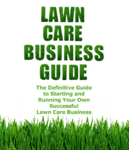 Green book cover about starting and running a successful lawn care business