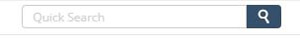 Blue and white search bar with magnifying glass icon for quick searching