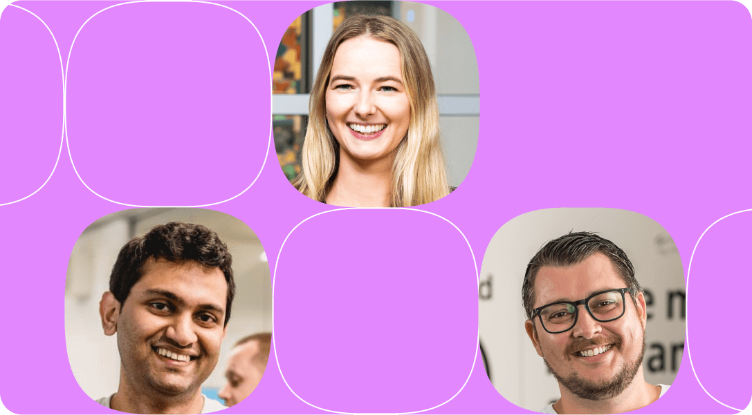 The Open team Sarith Fernando Sam Hoppe Josh Williams