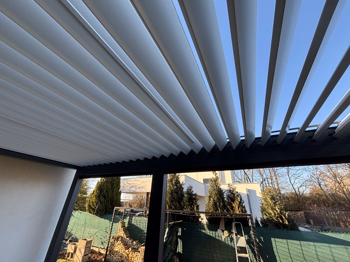 Bioklimatická pergola - Lužice