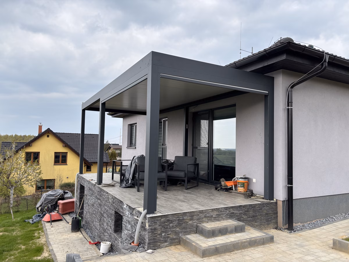 Bioklimatická pergola - Dětmarovice