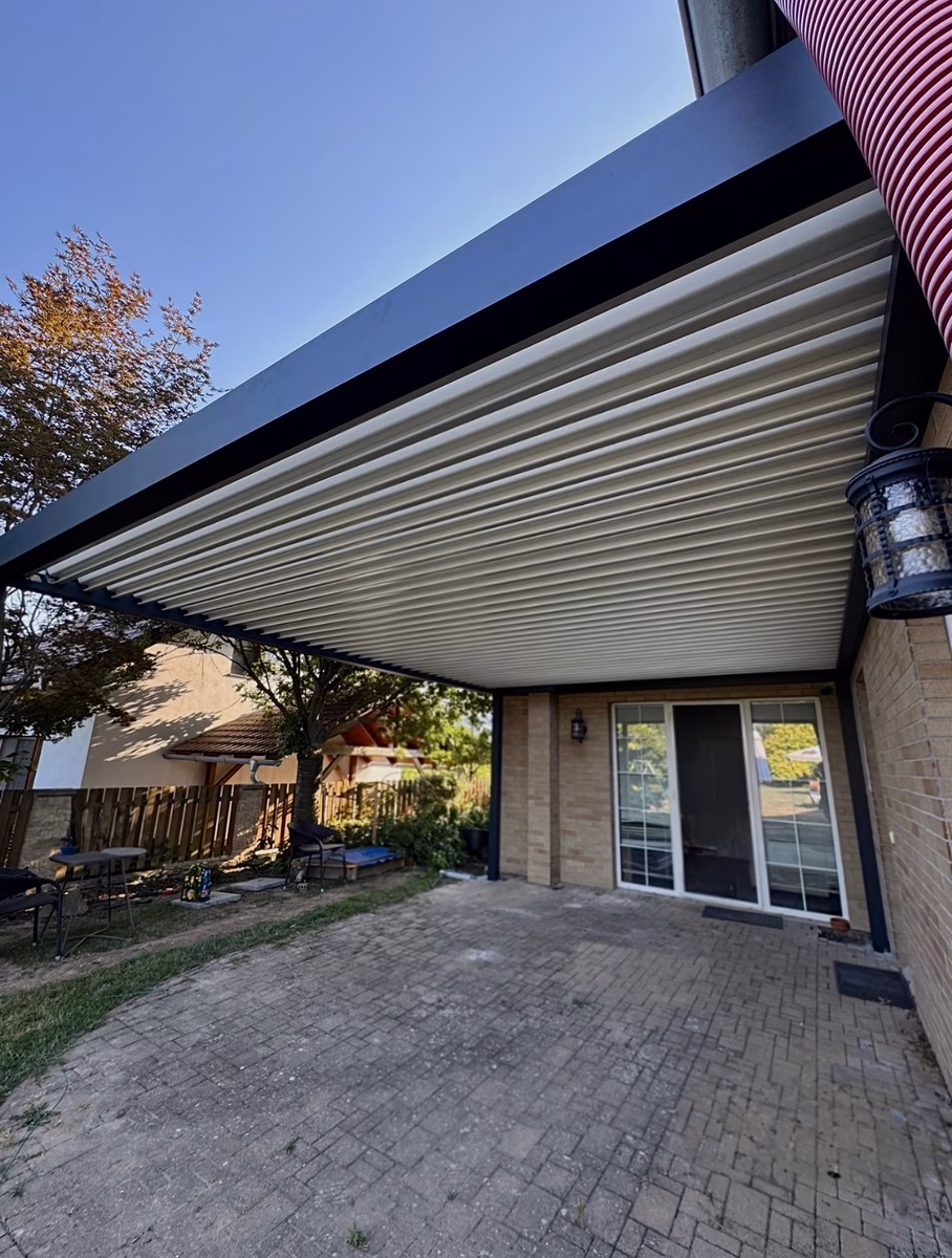 Bioklimatická pergola - Seloutky u Prostějova