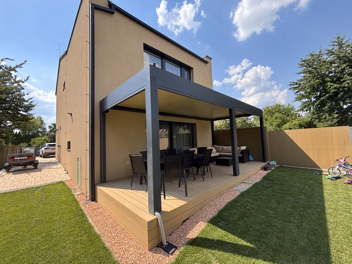 Bioklimatická pergola - Lutín