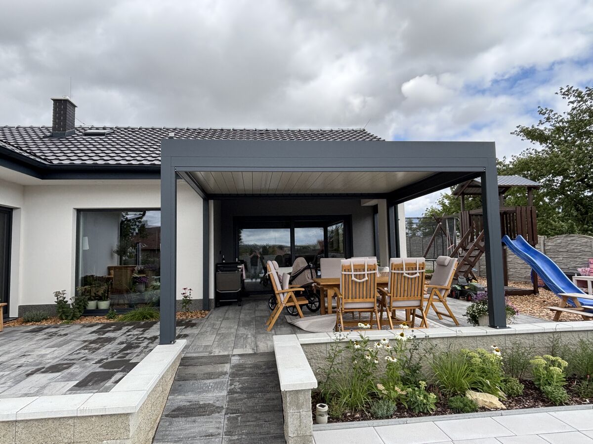 Bioklimatická pergola - Dolní Újezd u Litomyšle