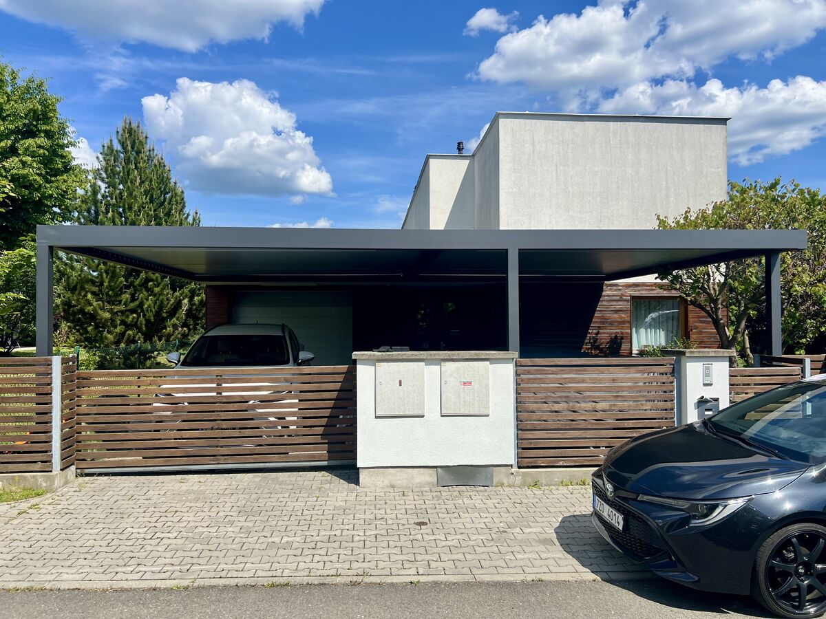 Hliníkový carport - Zlín