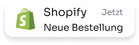 Shopify Bestellung 1
