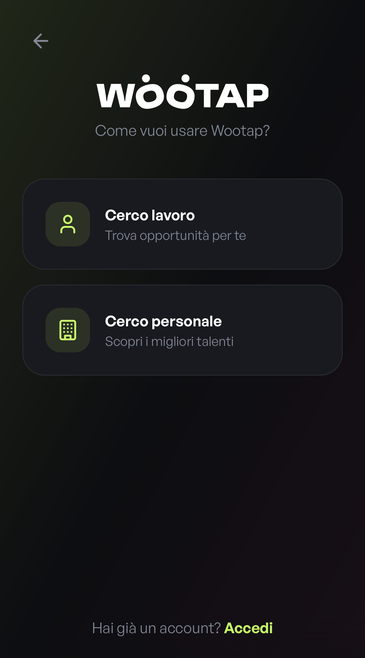 Wootap web app