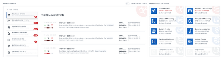 eCommerce malware detection requires multi-layered approach.