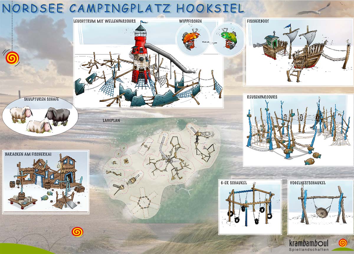 Abenteuerspielplatz Hooksiel Poster