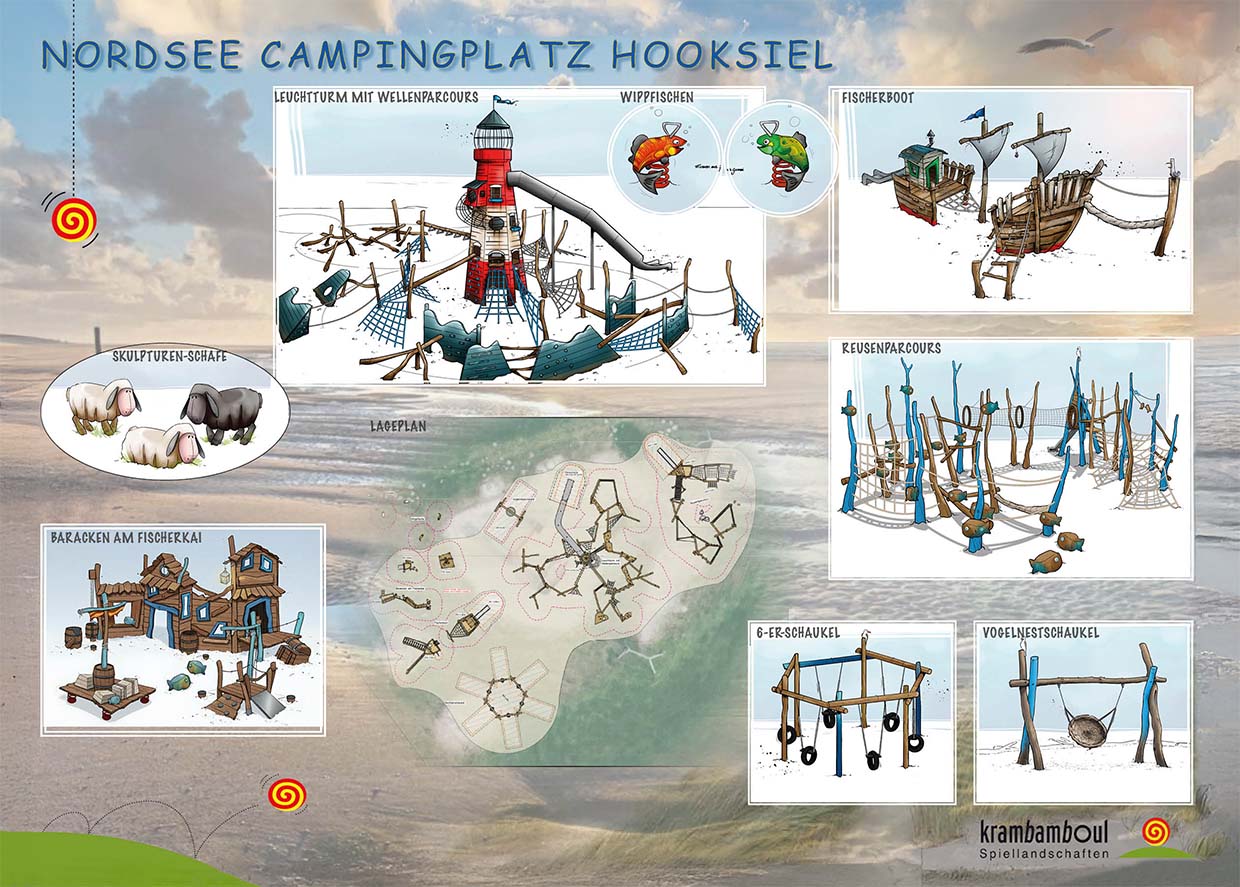 Abenteuerspielplatz Hooksiel Poster