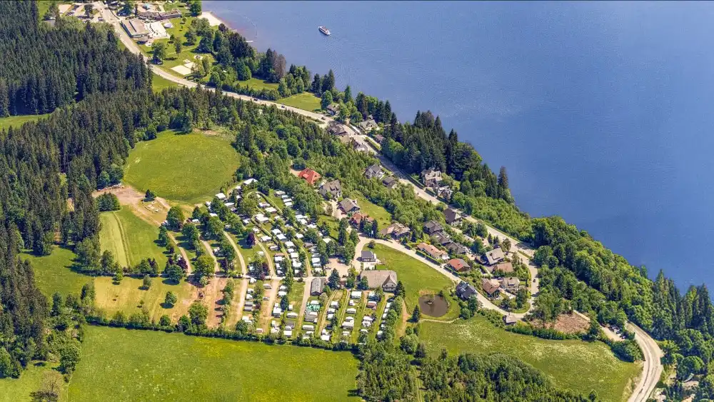 Campingplatz Bühlhof von oben