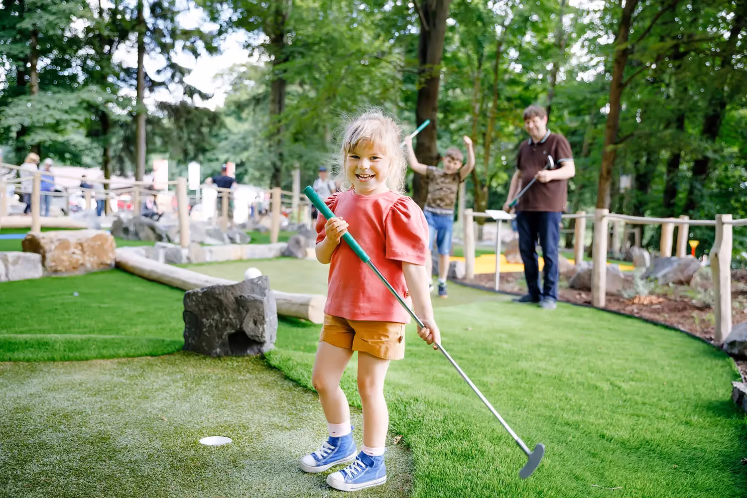 Die neue Minigolfanlage in Kalberschnacke