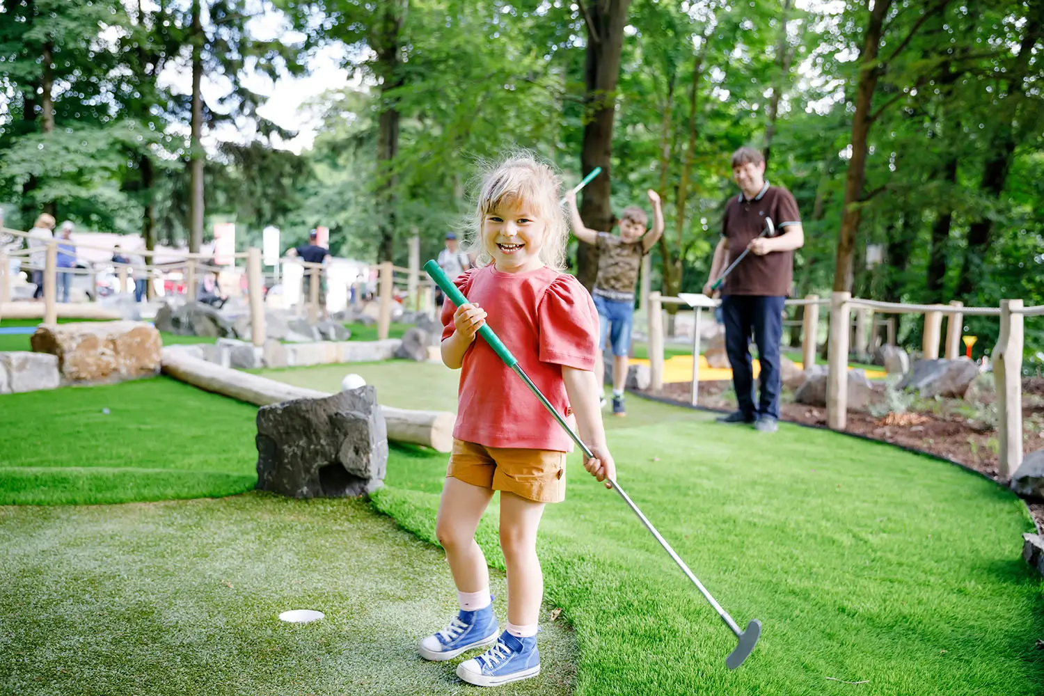 Die neue Minigolfanlage in Kalberschnacke