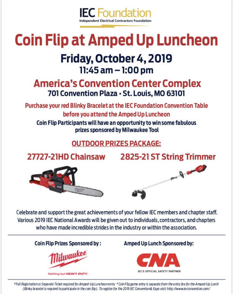 Coin Flip at Amped Up Luncheon 10/4/2019