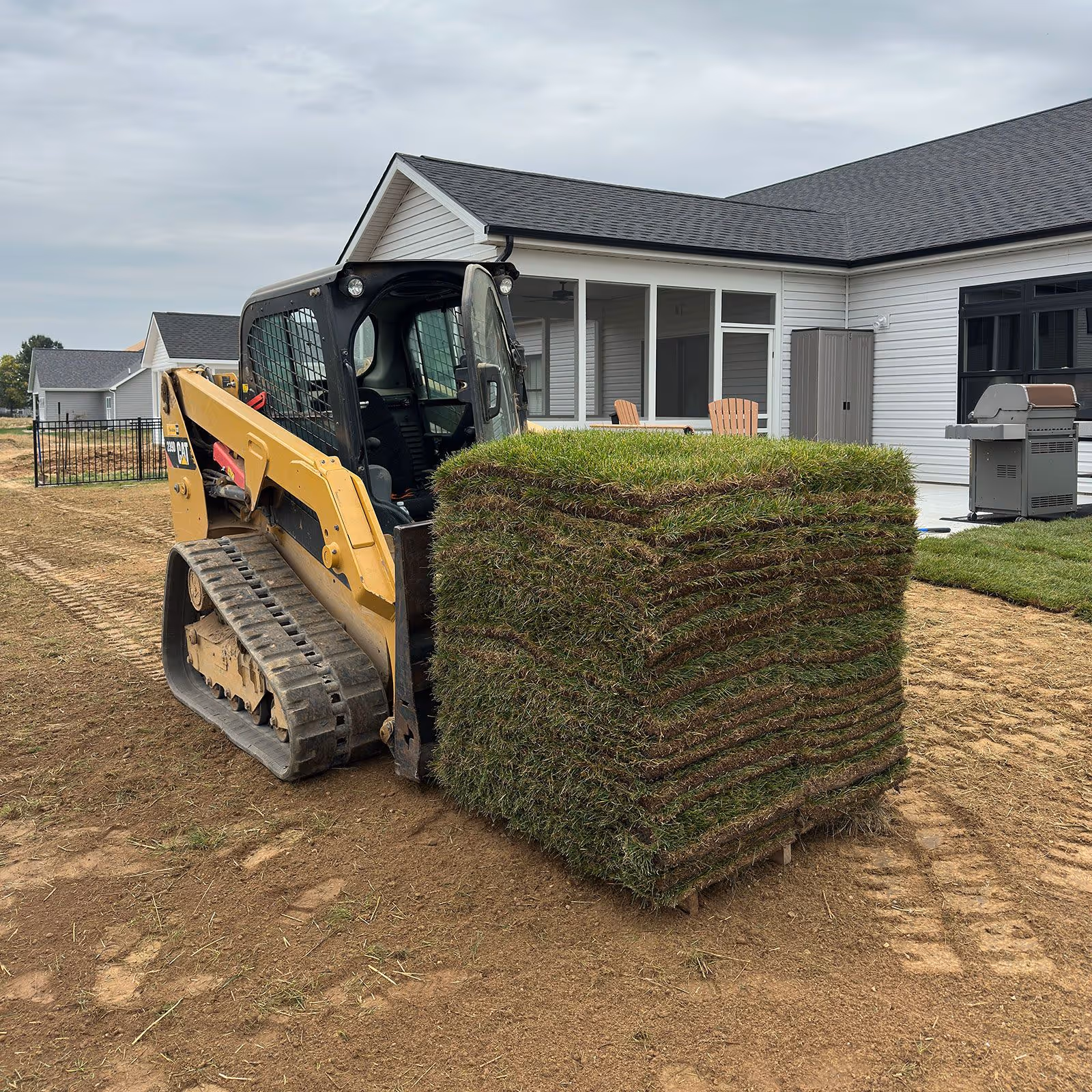 Fresh sod installation – new lawn installation near me by Antonio’s Outdoors