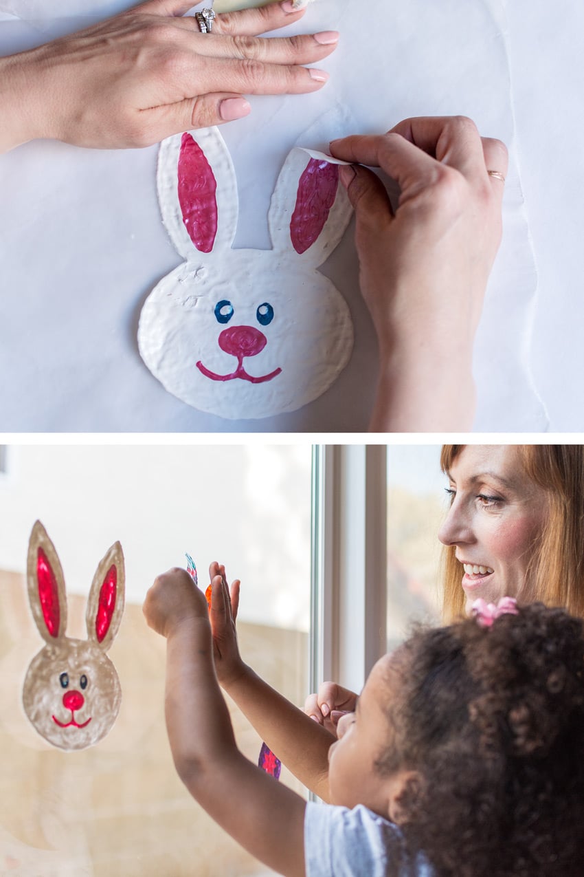 How to Make these DIY Window Clings with Toddlers