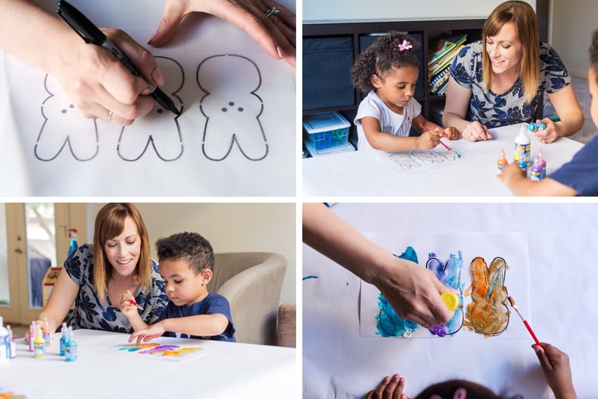 How to Make these DIY Window Clings with Toddlers