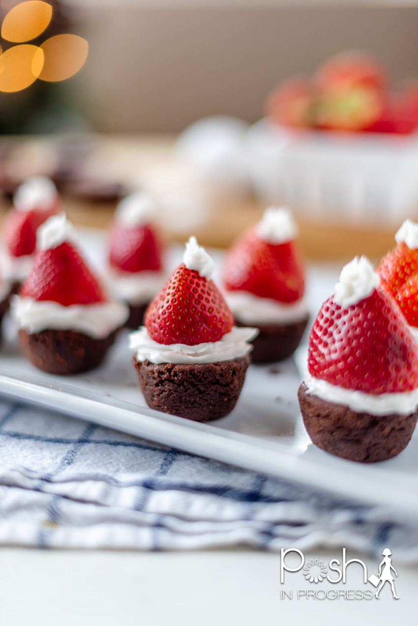 santa hat brownies 2