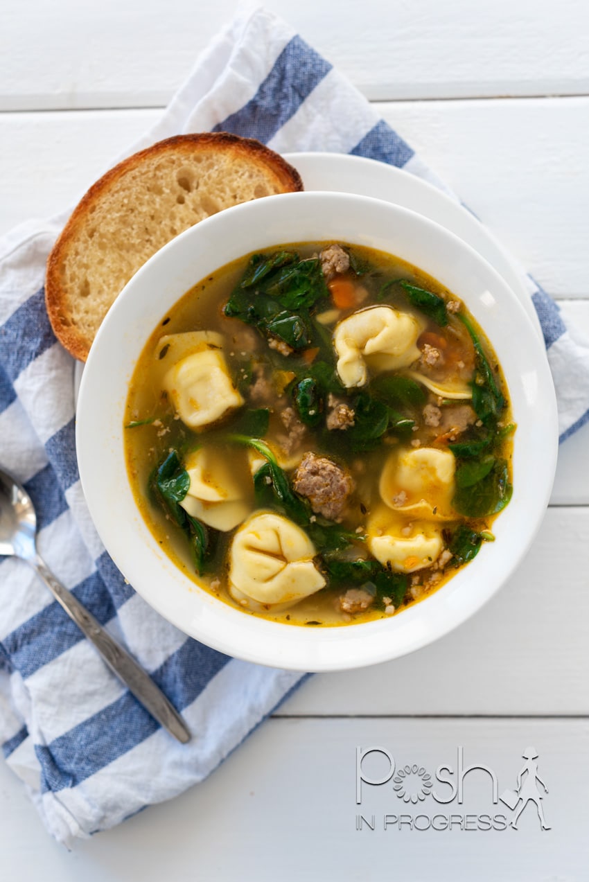 Italian sausage tortellini soup recipe