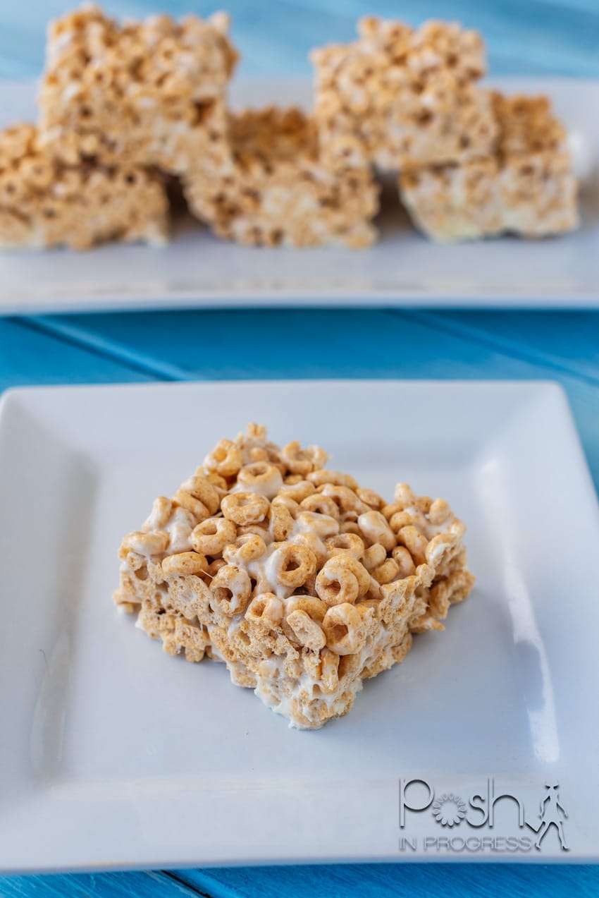 marshmallow cheerio treats 1