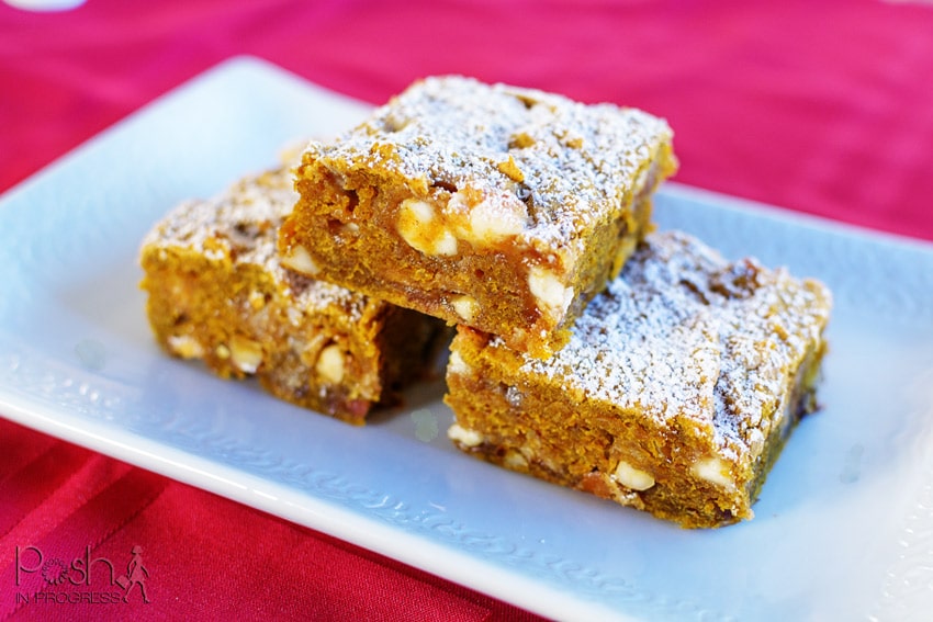Think You Can Resist These Pumpkin Spice Blondies?