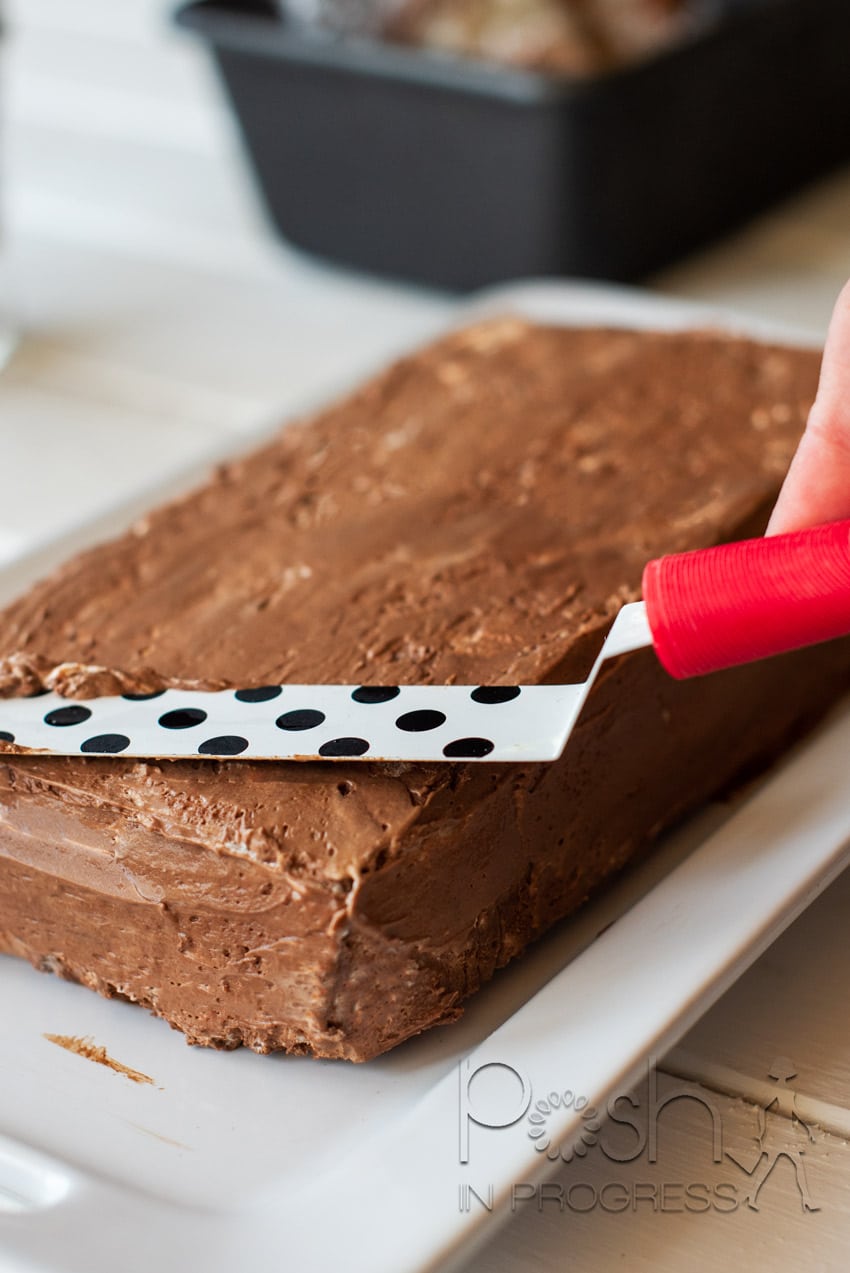 Chocolate Semifreddo Recipe with Cherry Sauce featured by top LA lifestyle blogger, Posh in Progress