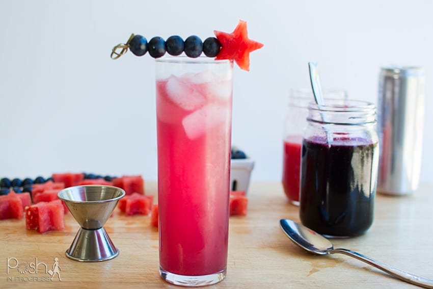 How to Make This Tantalizing Watermelon Blueberry Smash Cocktail