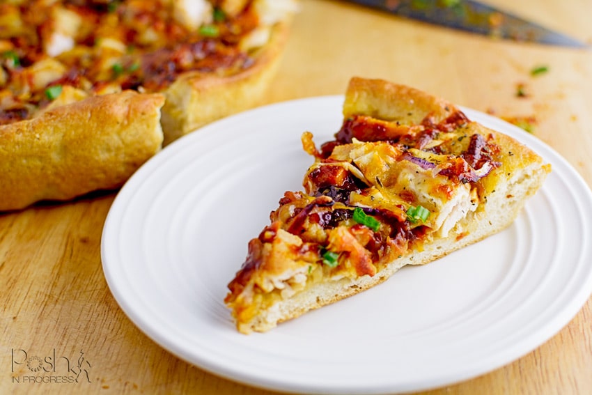 How to Make Easy Homemade BBQ Chicken Pizza from Scratch