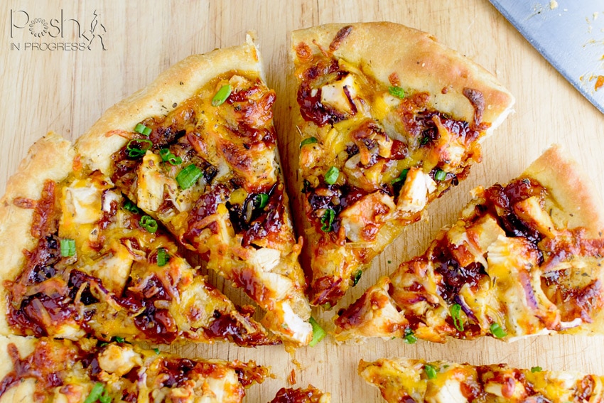 How to Make Easy Homemade BBQ Chicken Pizza from Scratch