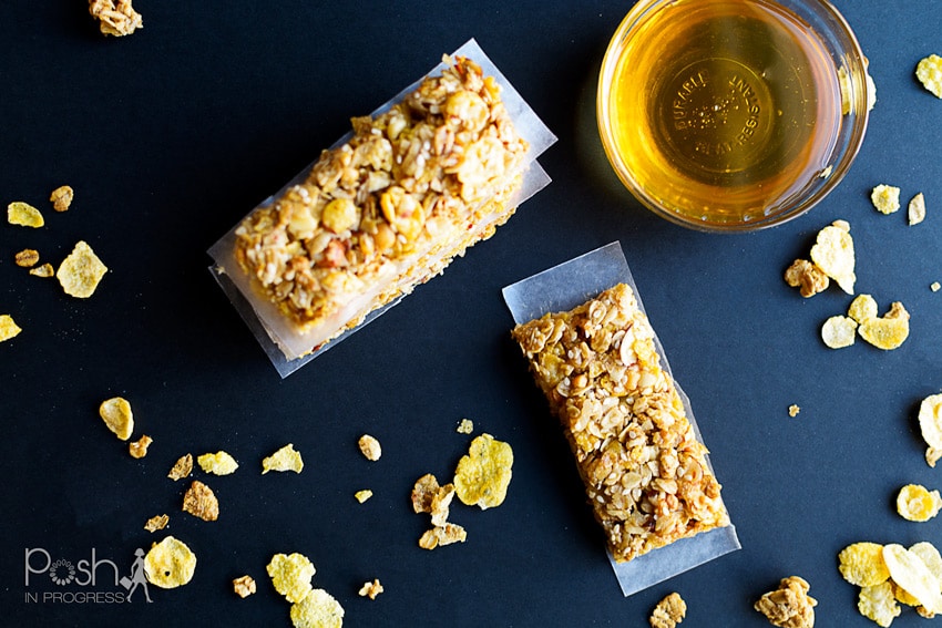 No-Bake Honey Oat Homemade Cereal Bars