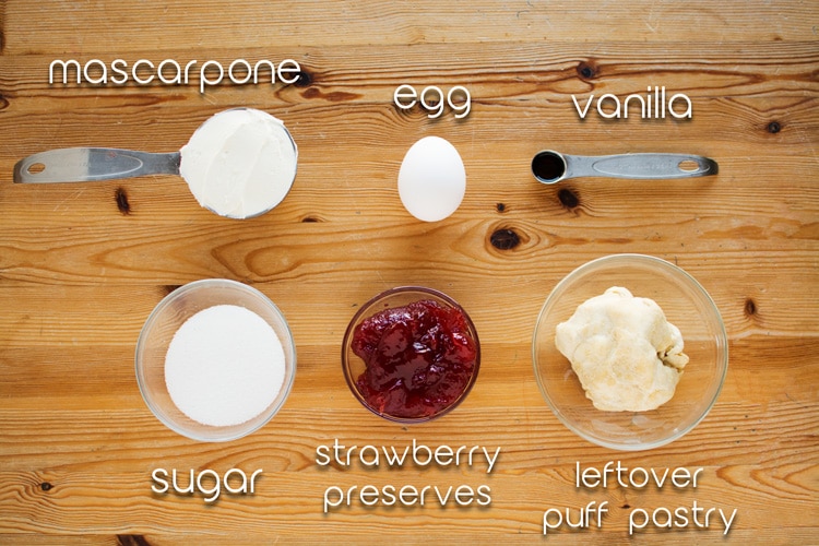 Puff Pastry and Mascarpone Danish Recipe featured by top LA lifestyle blogger, Posh in Progress