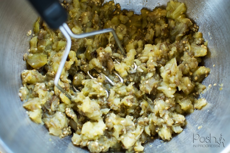 Summer Eggplant Tomato Pie recipe featured by top LA lifestyle blogger, Posh in Progress