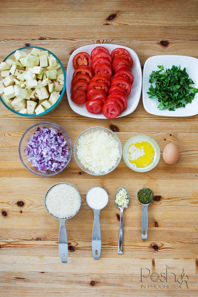 Summer Eggplant Tomato Pie recipe featured by top LA lifestyle blogger, Posh in Progress