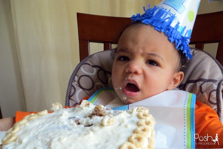 Healthy First Birthday Cake recipe featured by top LA lifestyle blogger, Posh in Progress