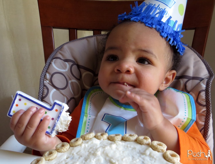 Healthy First Birthday Cake recipe featured by top LA lifestyle blogger, Posh in Progress