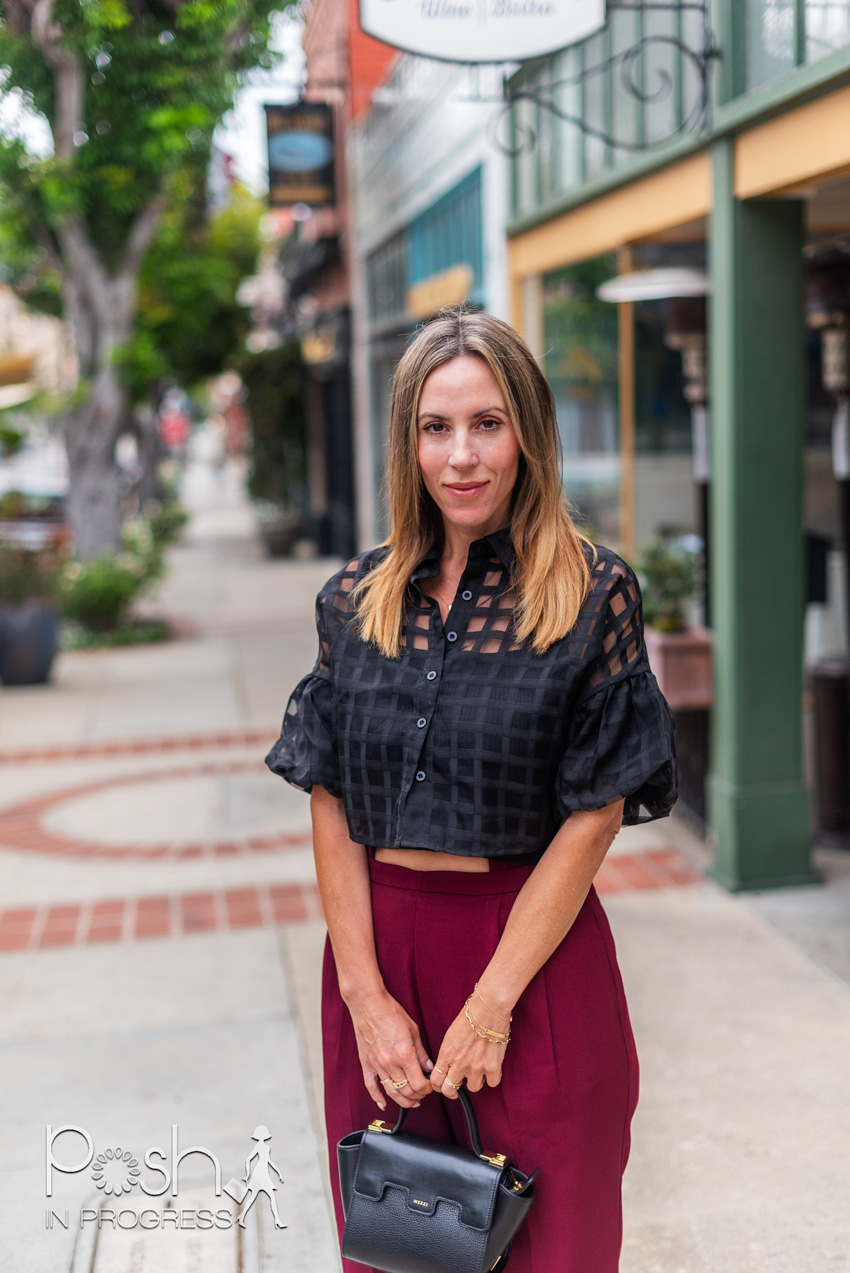 The Ultimate Guide to Dress Pants: How to Style Burgundy Wide Leg Trousers