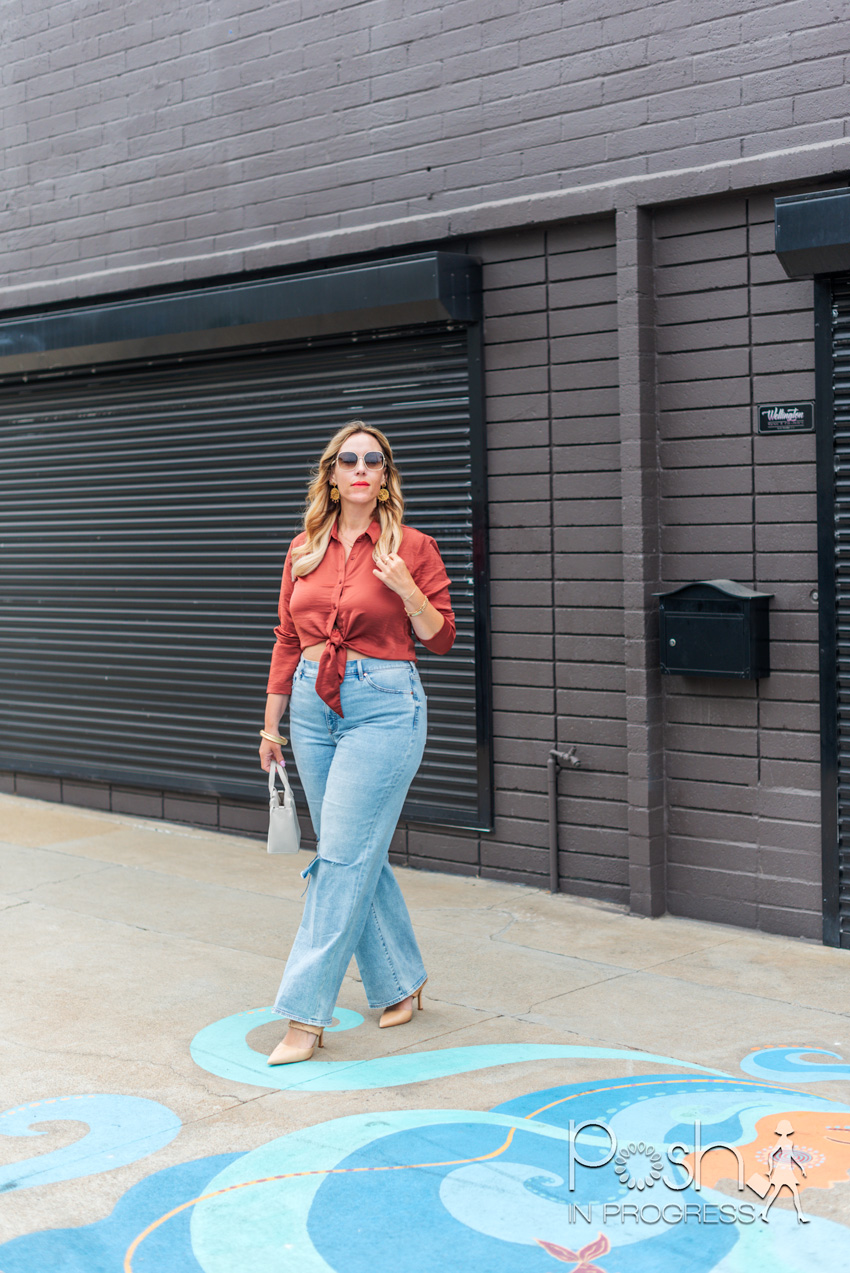 high waisted wide leg jeans 2