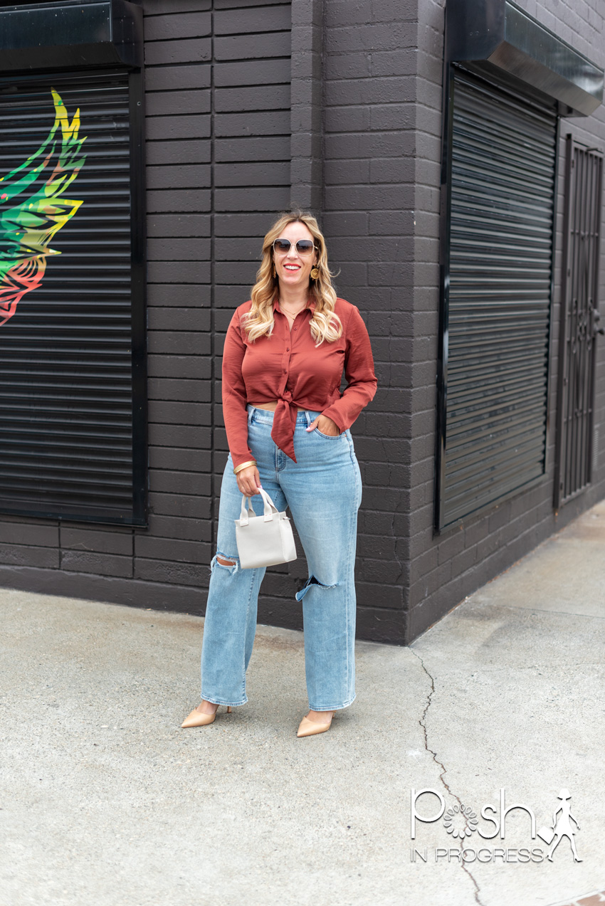 high waisted wide leg jeans 4