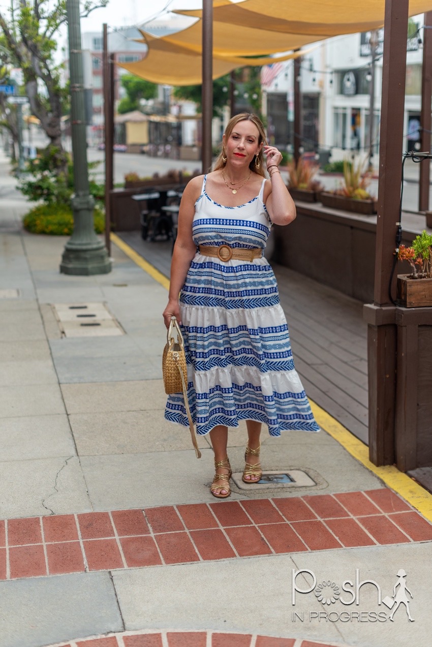 This Geo Print Dress is Perfect for a Tropical Vacation