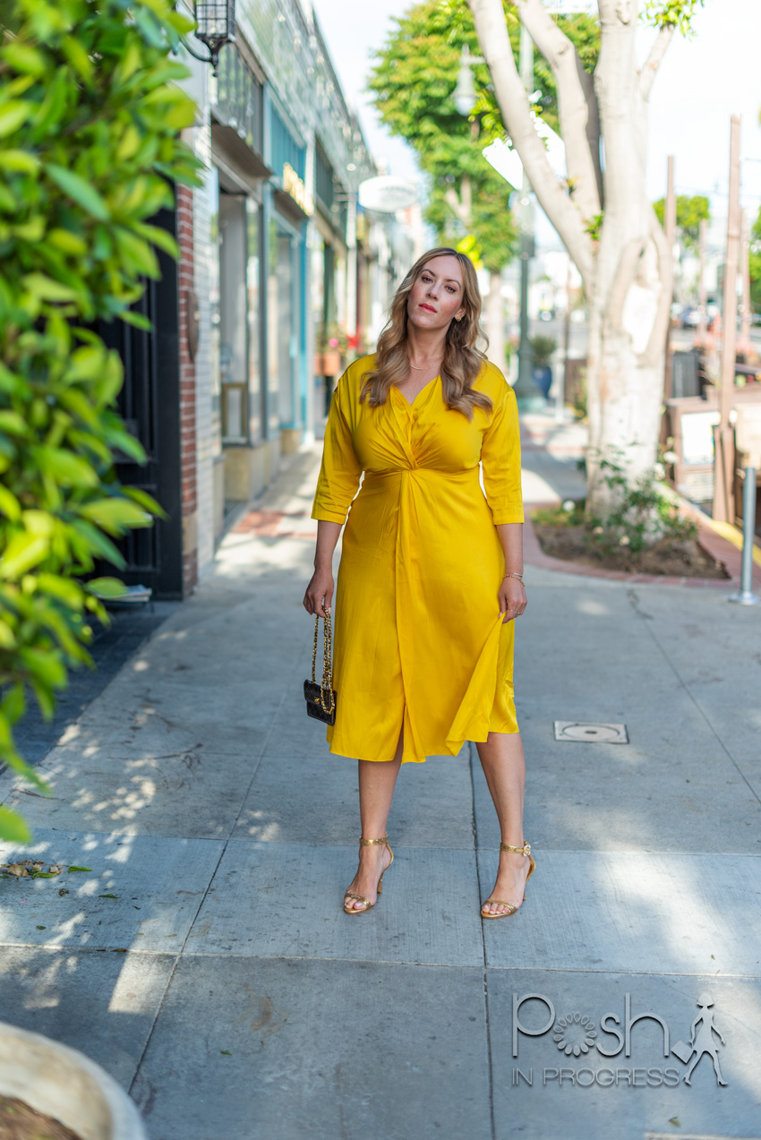 yellow midi dress stacey freeman posh in progress 3