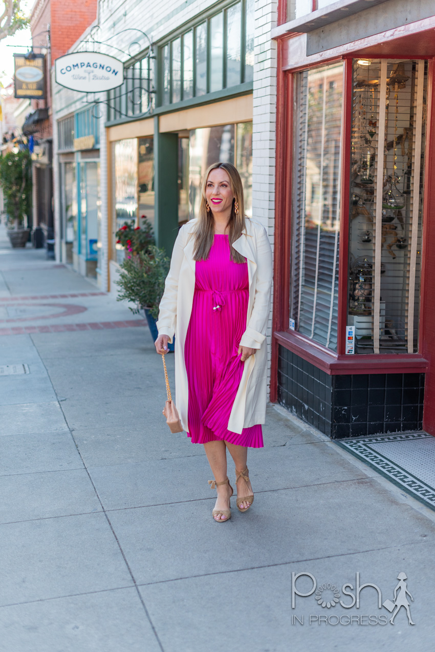 pleated dress posh in progress stacey freeman 3