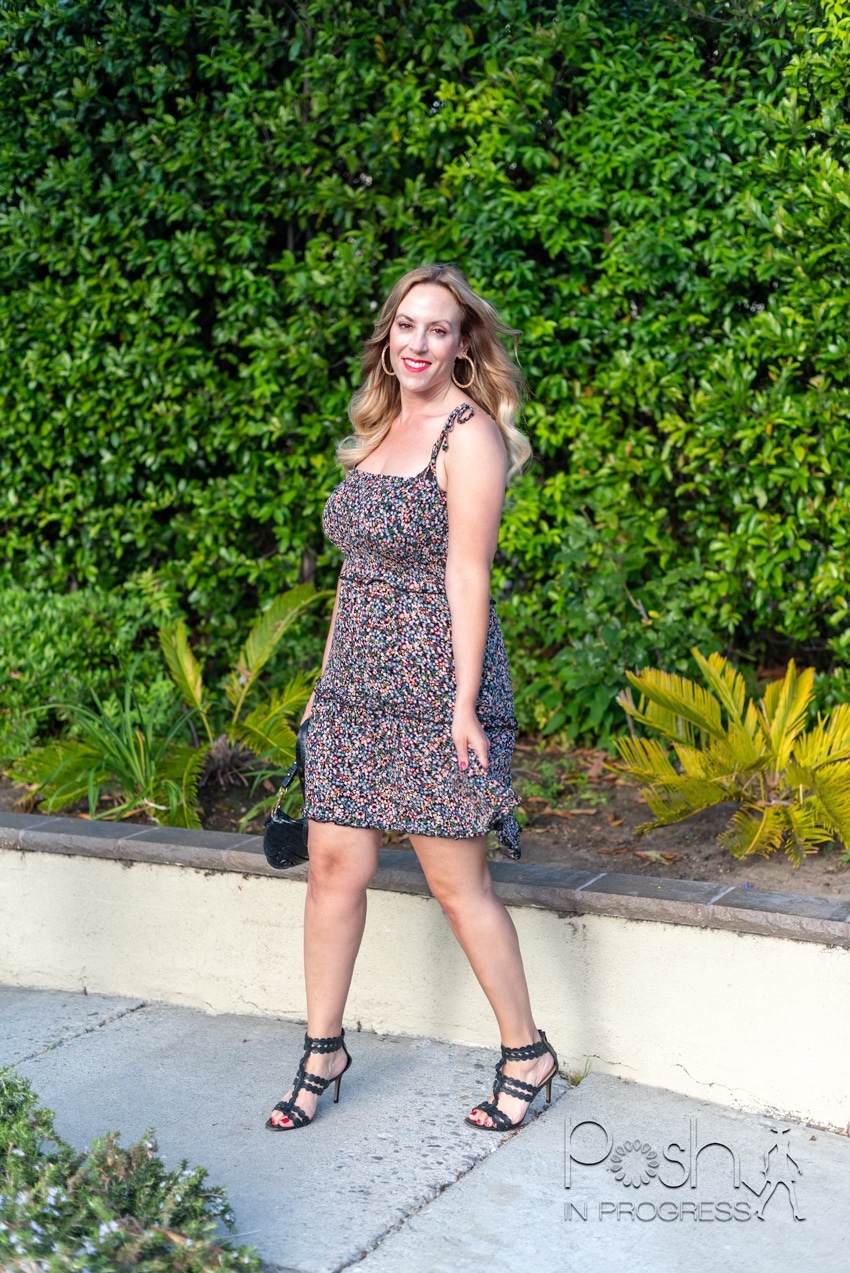 black floral dresses