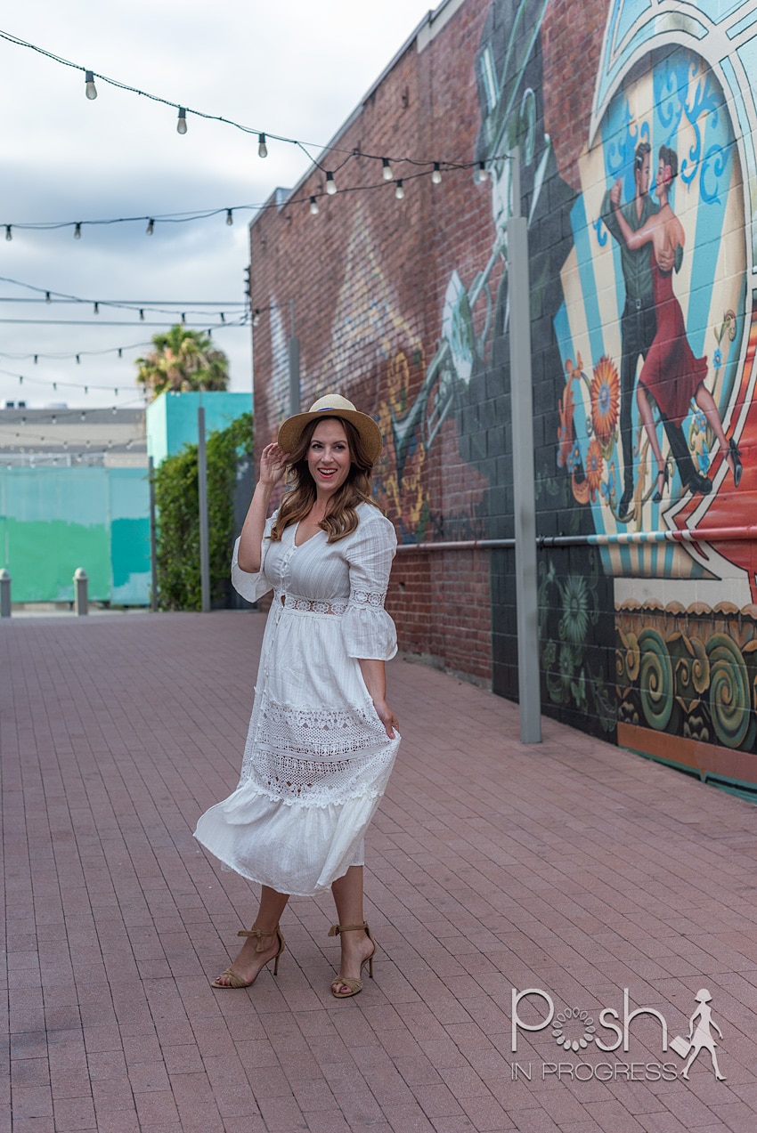 white long sleeve midi dress 2