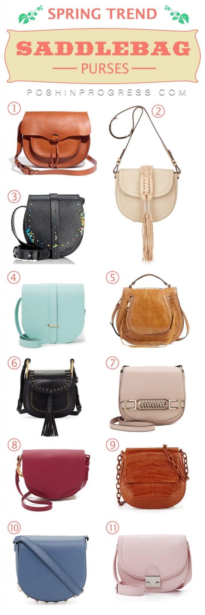 Spring Trend: Saddle Bag Purses