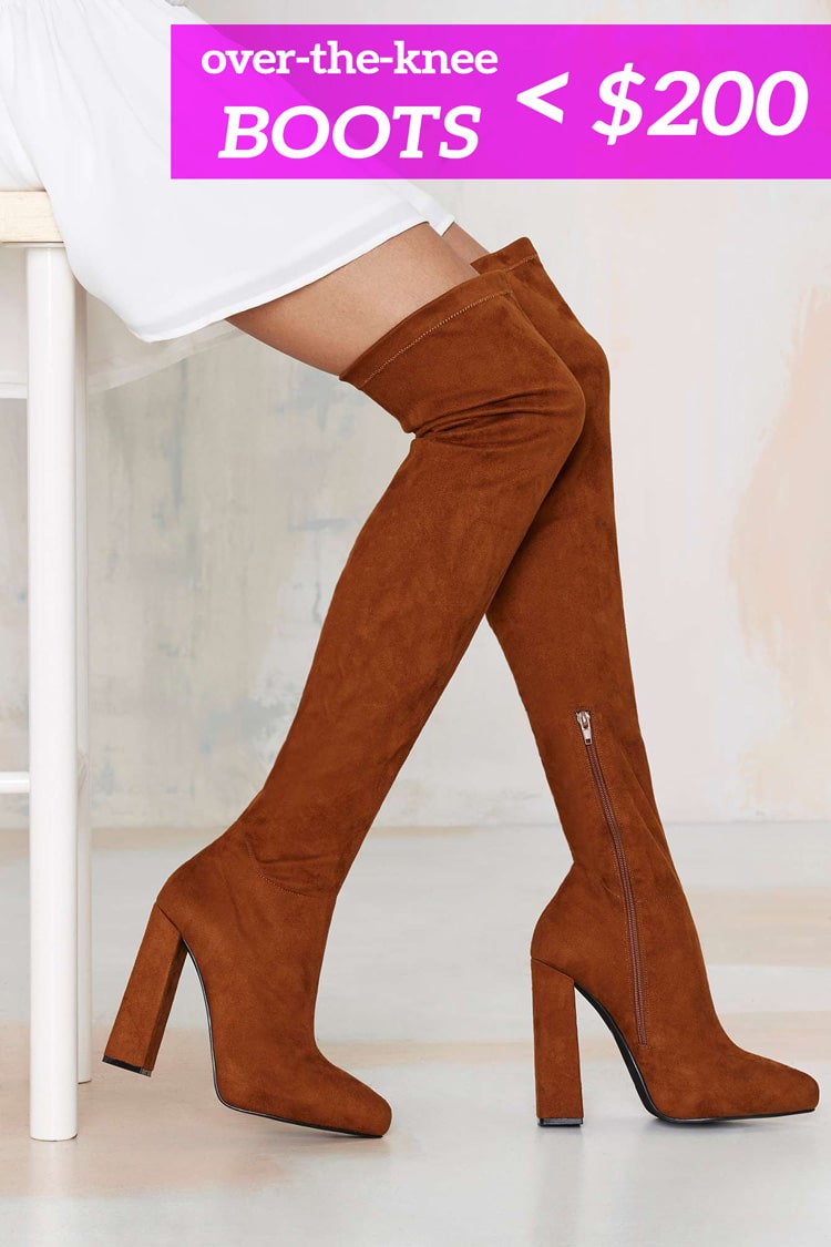 Over-the-Knee Boots Under $200