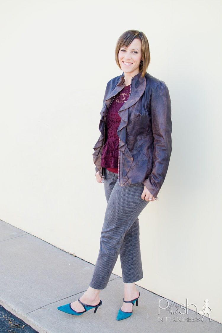 Polka Dot Cropped Pants