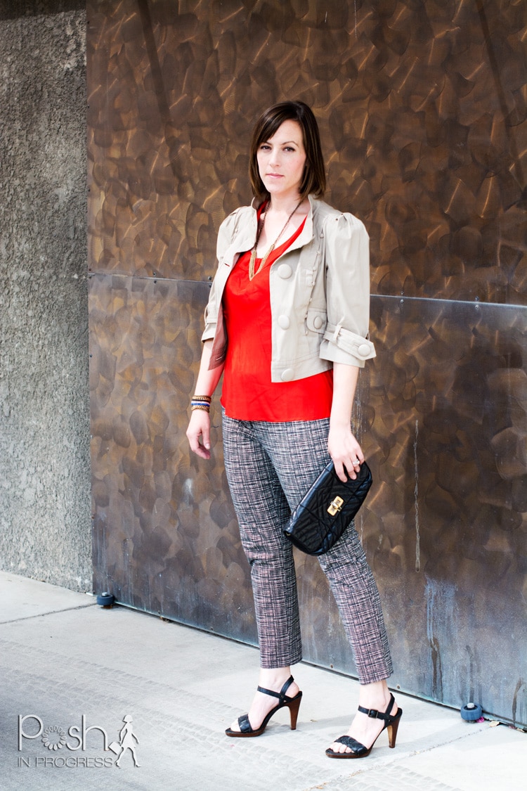 Black and White Printed Pants