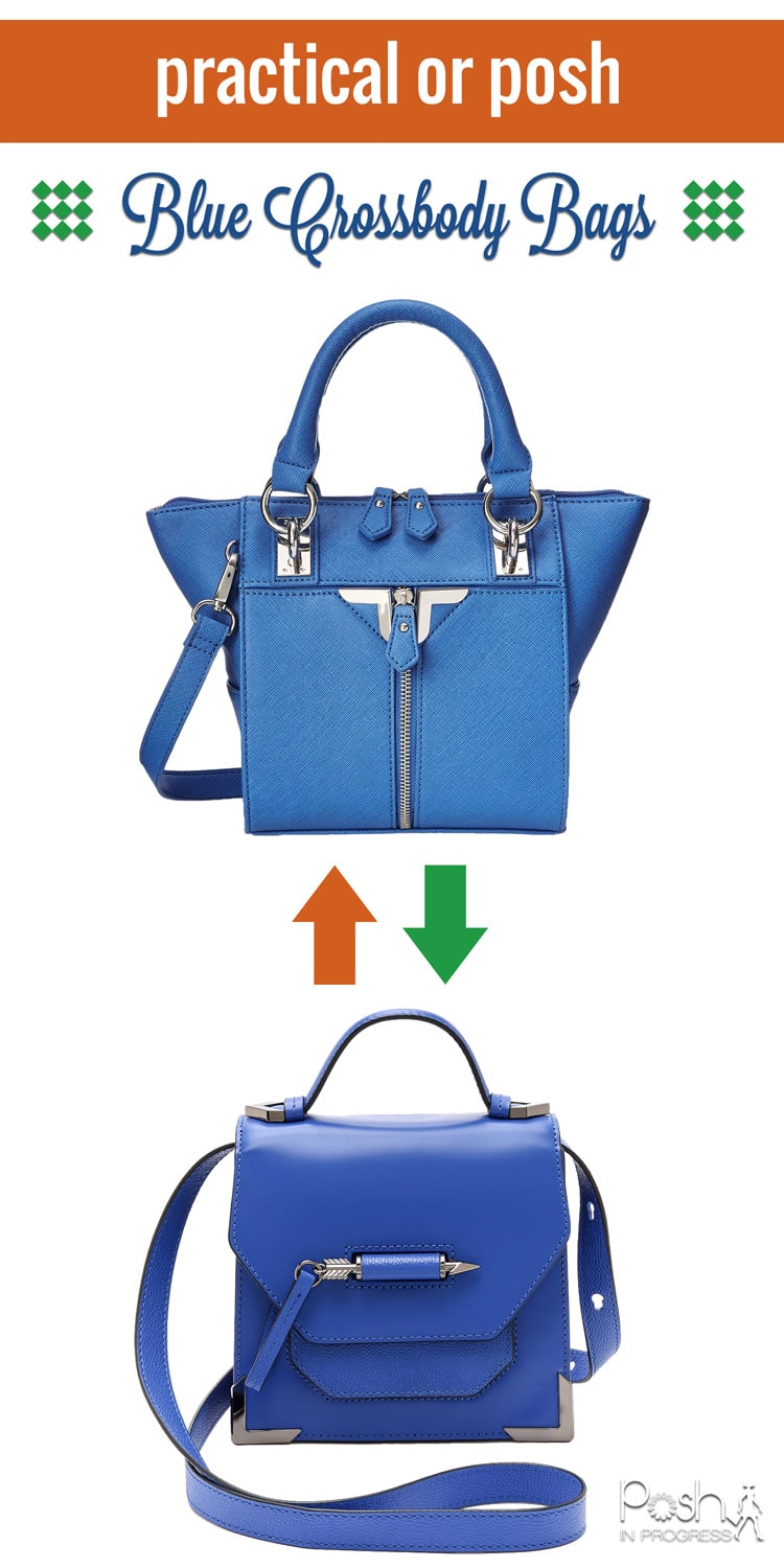 Practical or Posh: Blue Crossbody Bag