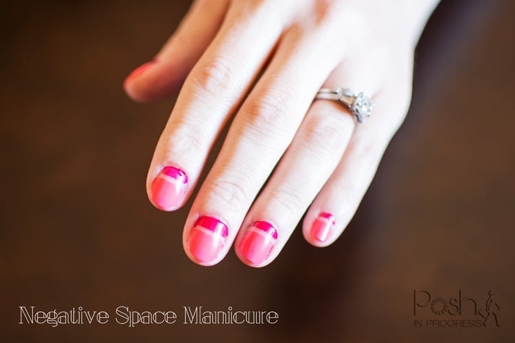 Negative Space Manicure